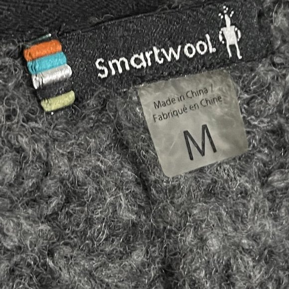 Smartwool | Black and Grey Oversized Open Cardigan - Picture 6 of 7